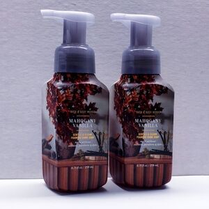 Bath & Body Works MAHOGANY VANILLA Gentle & Clean Foaming Hand Soap (2 pack)